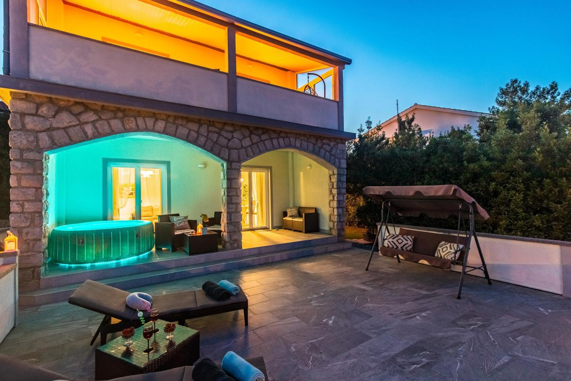 Apartment Tara With Seaview Veglia Exterior foto