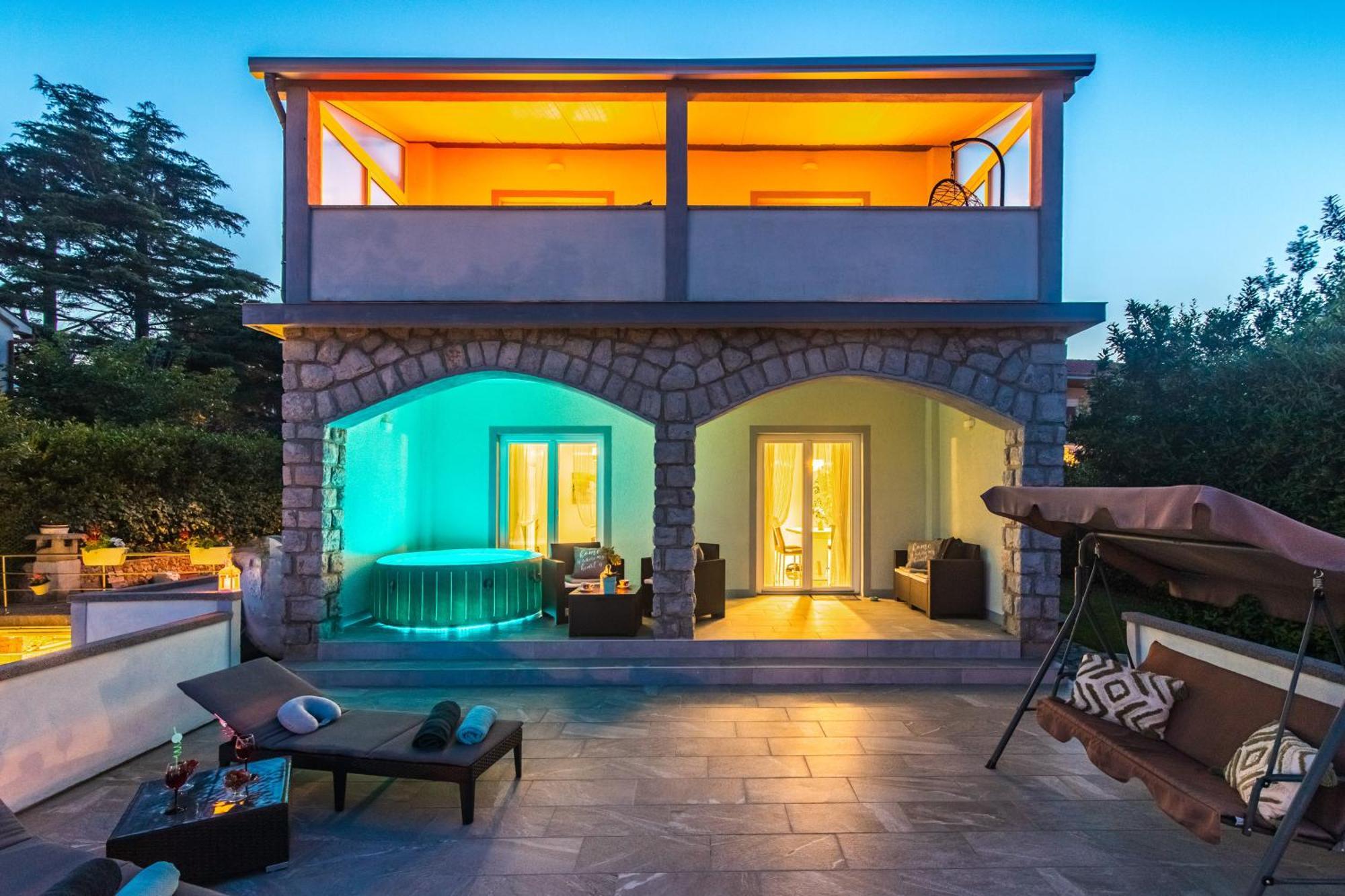 Apartment Tara With Seaview Veglia Exterior foto