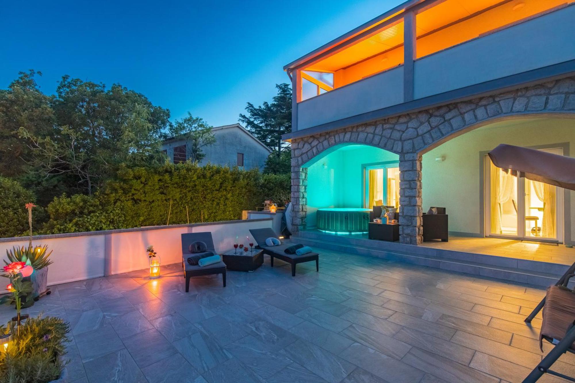 Apartment Tara With Seaview Veglia Exterior foto
