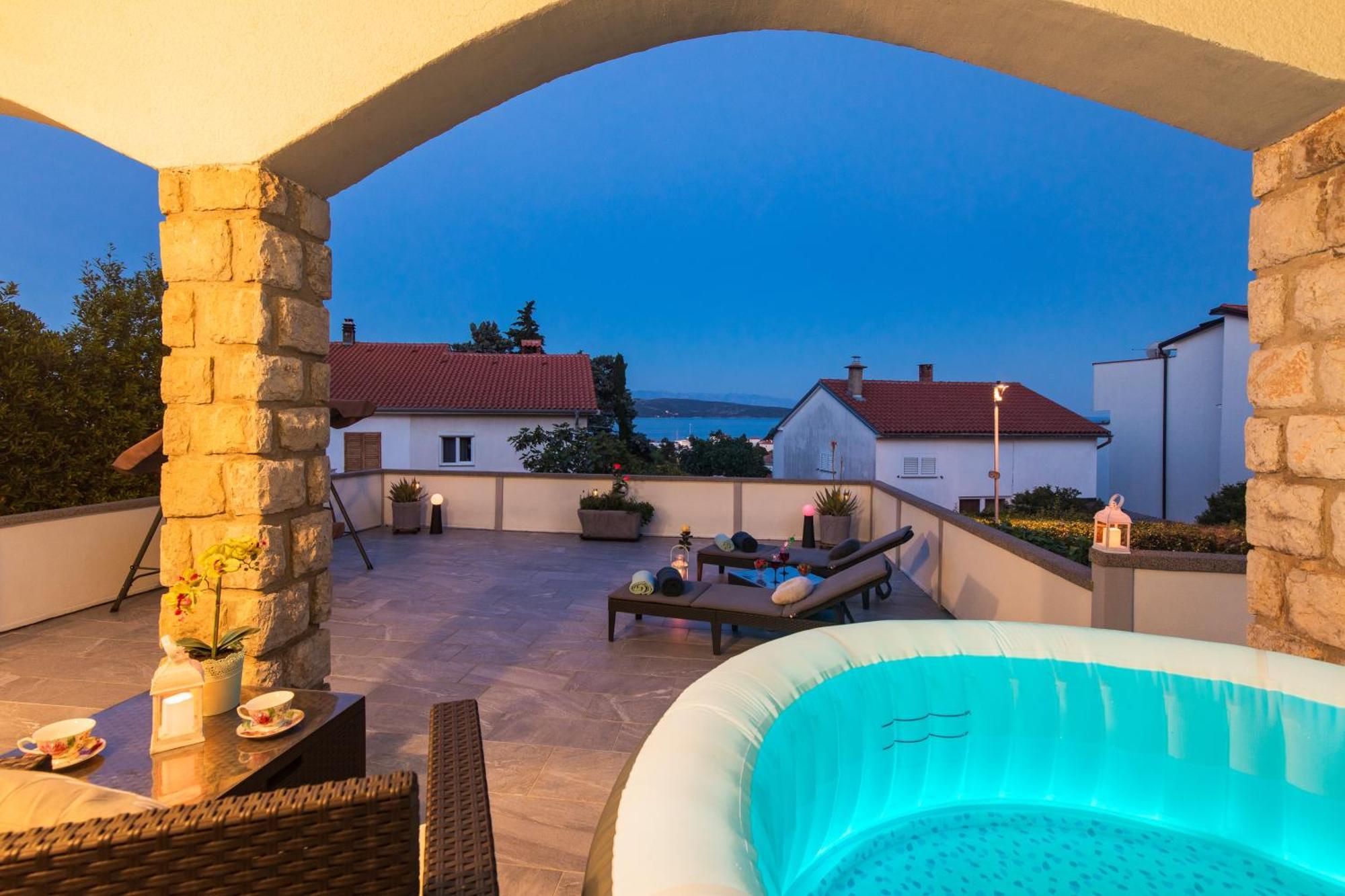 Apartment Tara With Seaview Veglia Exterior foto